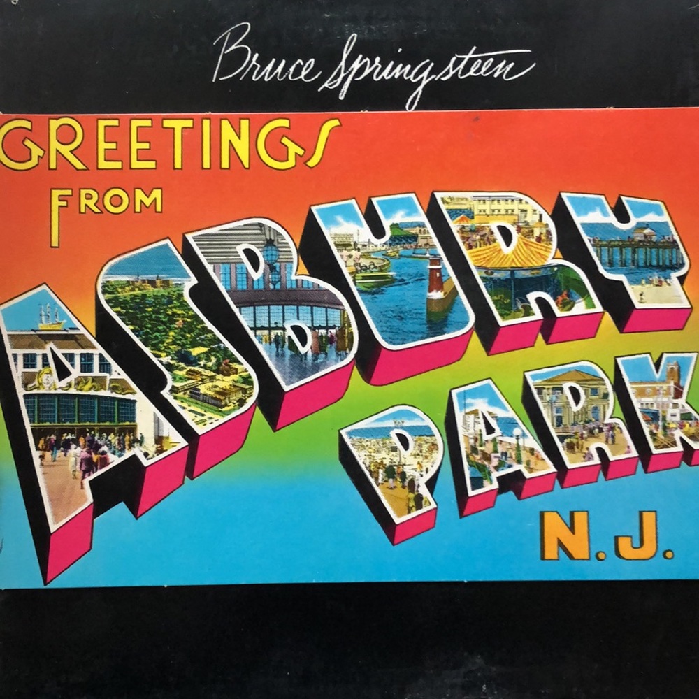 Bruce Springsteen Greetings From Ashbury Park, N.J. Album Cover